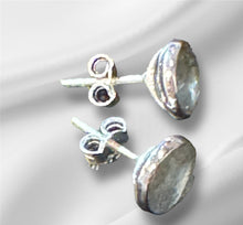 Load image into Gallery viewer, Women’s Natural Labradorite Sterling Silver Earrings
