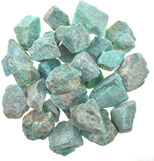 Amazonite natural raw crystals