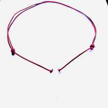 Load image into Gallery viewer, Women&#39;s clear quartz with red leather necklace
