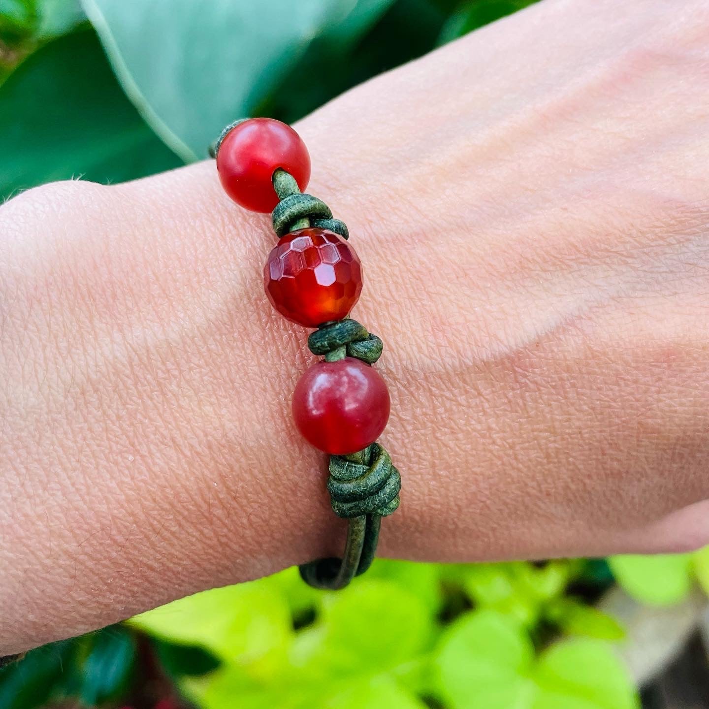 Stretch Bracelet | 8mm Beads (Carnelian) – Cherry Tree Collection