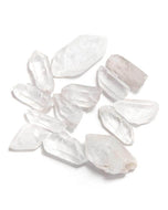 Clear quartz natural raw crystals