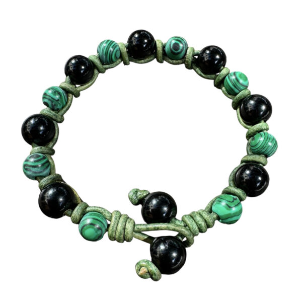 Transformation & Protection Mala – Onyx and Malachite - Image 2