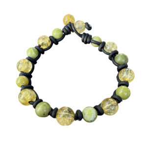 Jade and Citrine - Abundant Fortune Mala 1