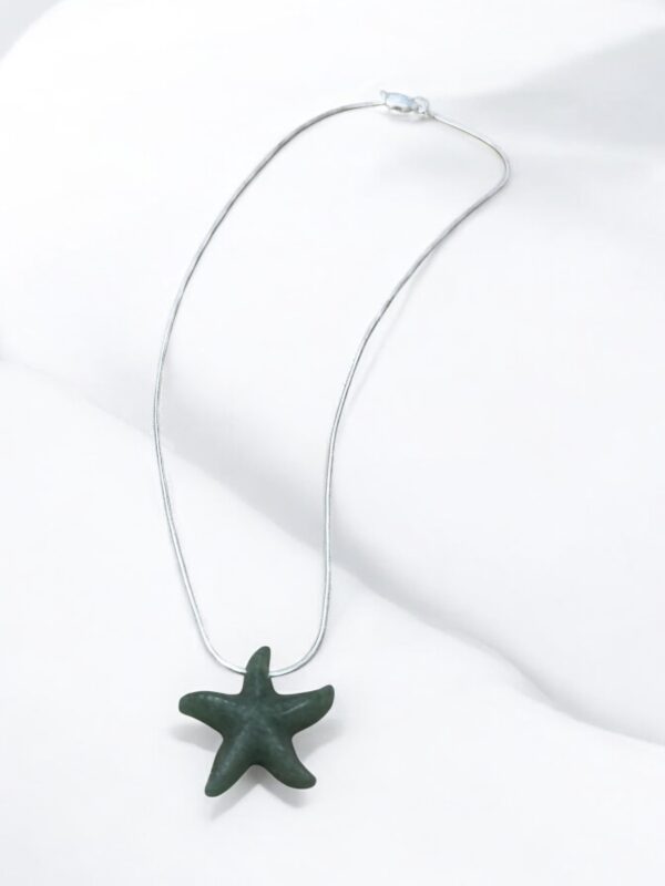 deep sea gypsy green aventurine star fish necklace