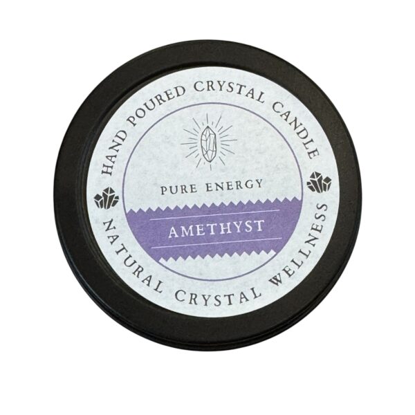 Amethyst & Lavender Soy Candle - Image 2