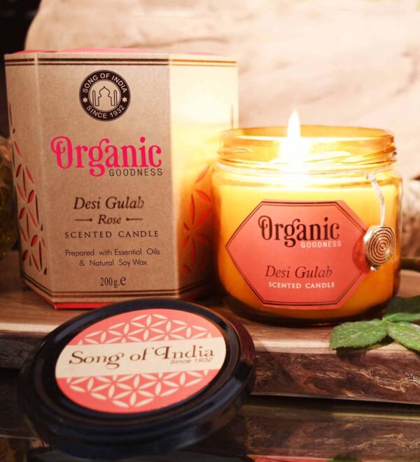 Organic Goodness Candle Rose
