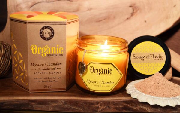 Organic Goodness Candle Sandalwood