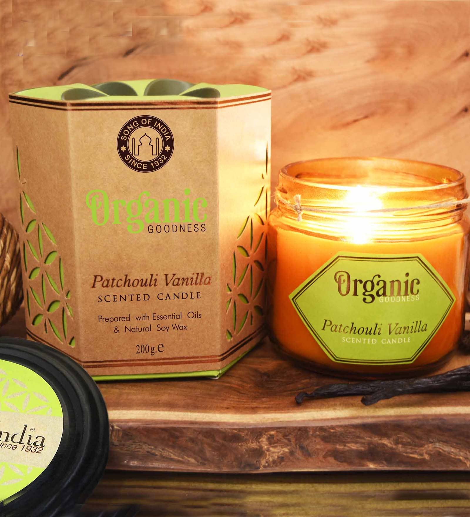 Organic Goodness Candle Patchouli Vanilla