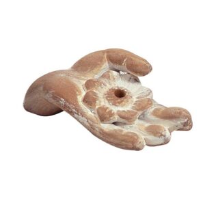 Offering Hand Incense Holder Ceramic