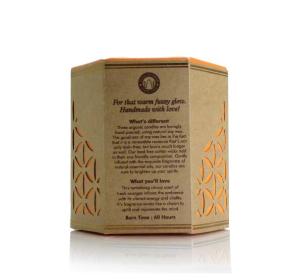 Organic Goodness Candle Orange - Image 2