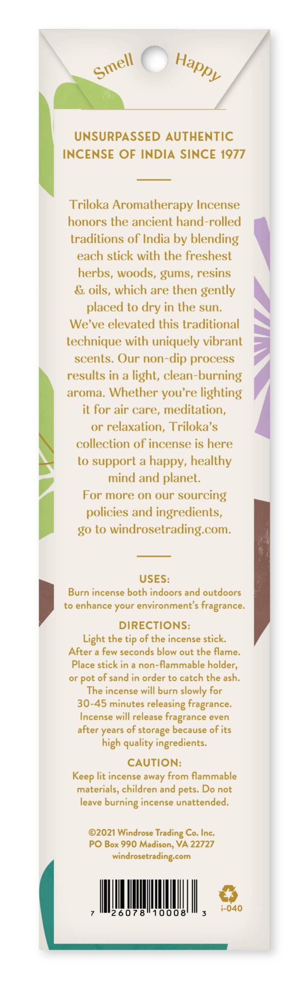 Triloka Earthy Assorted Original Incense - Image 2