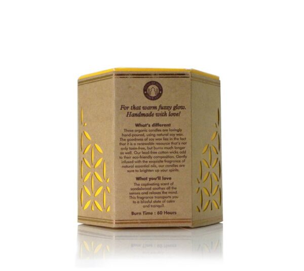 Organic Goodness Candle Sandalwood - Image 5