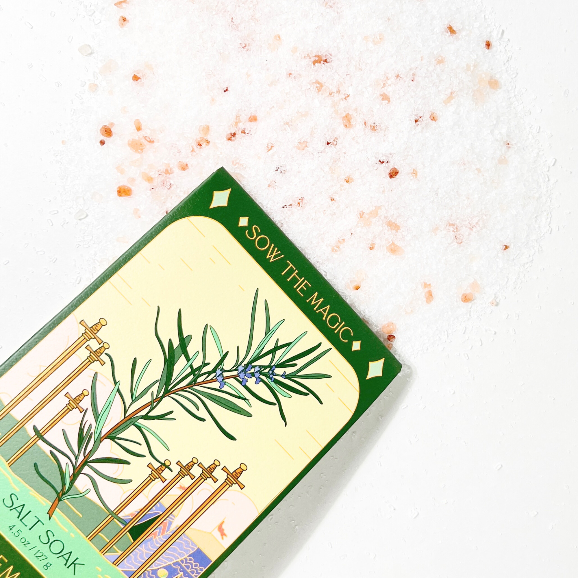 Rosemary Tarot Bath Salt Soak - Image 8