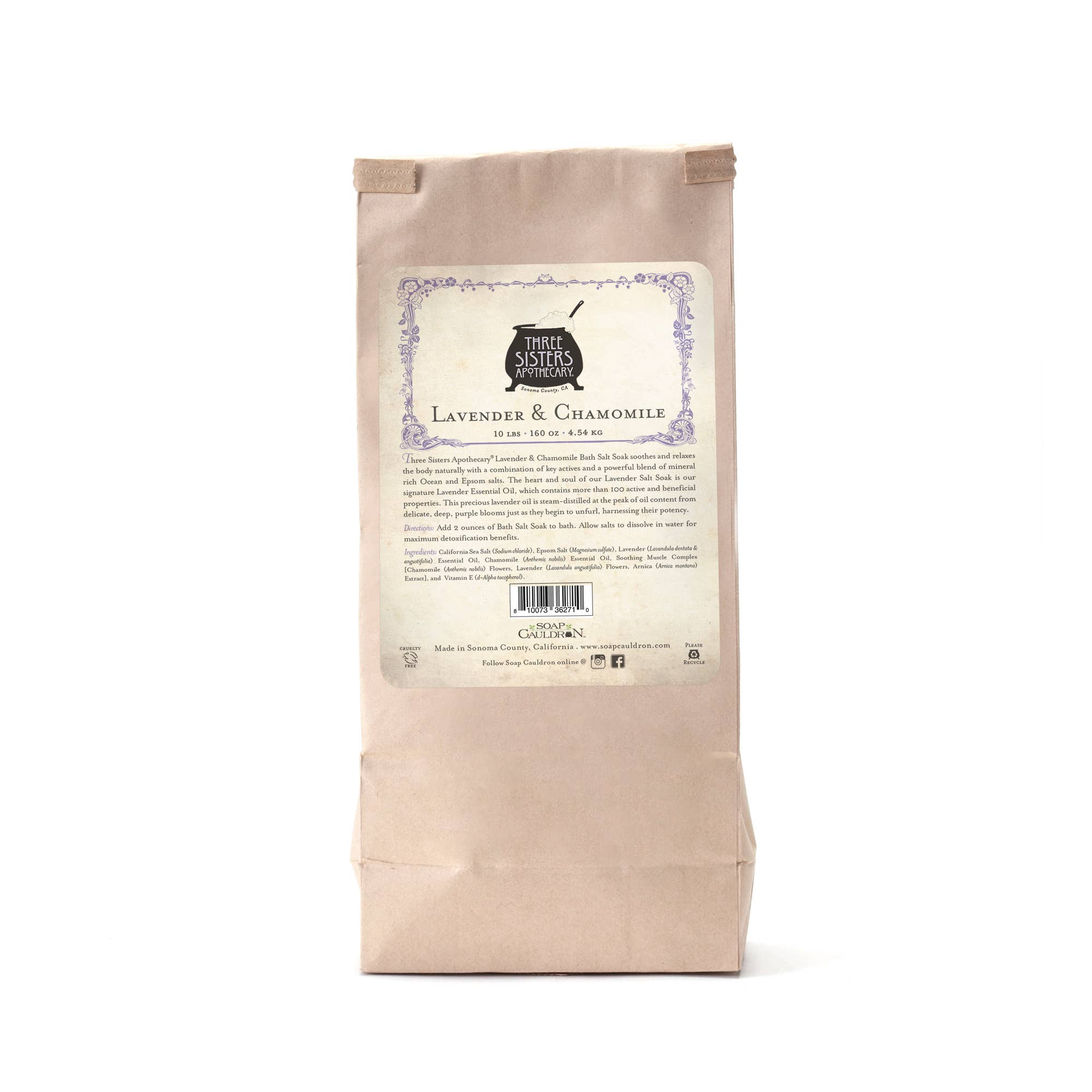 Bath Salt Soak Lavender & Chamomile - Image 6