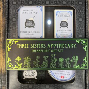Three Sisters Apothecary Therapeutic Gift Set — Juniper Cedar & Arnica Relief