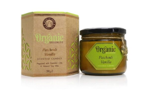 Organic Goodness Candle Patchouli Vanilla - Image 2