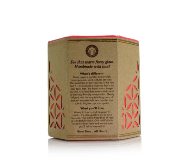 Organic Goodness Candle Rose - Image 3