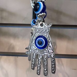 evil eye hamsa  key chain