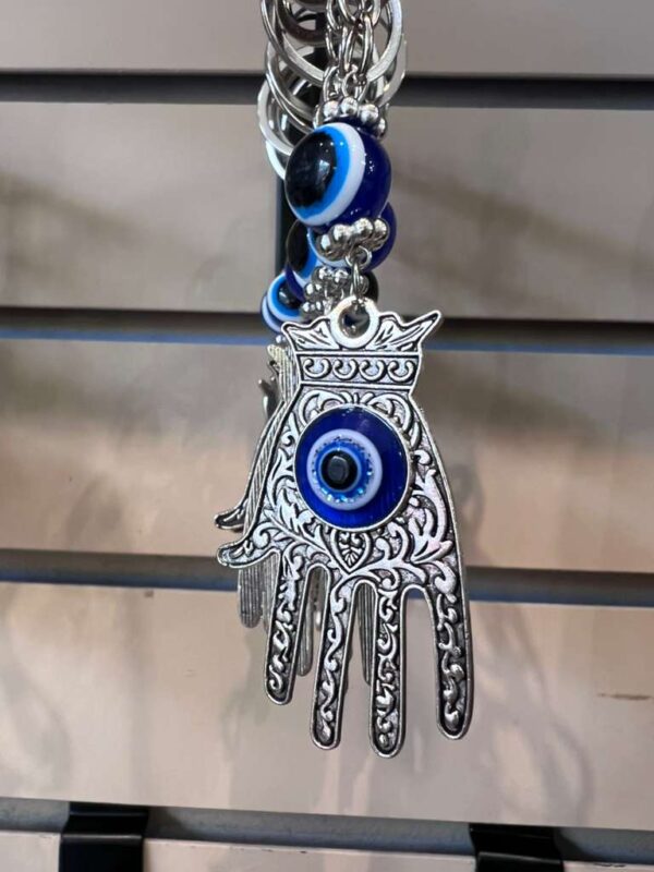 evil eye hamsa  key chain