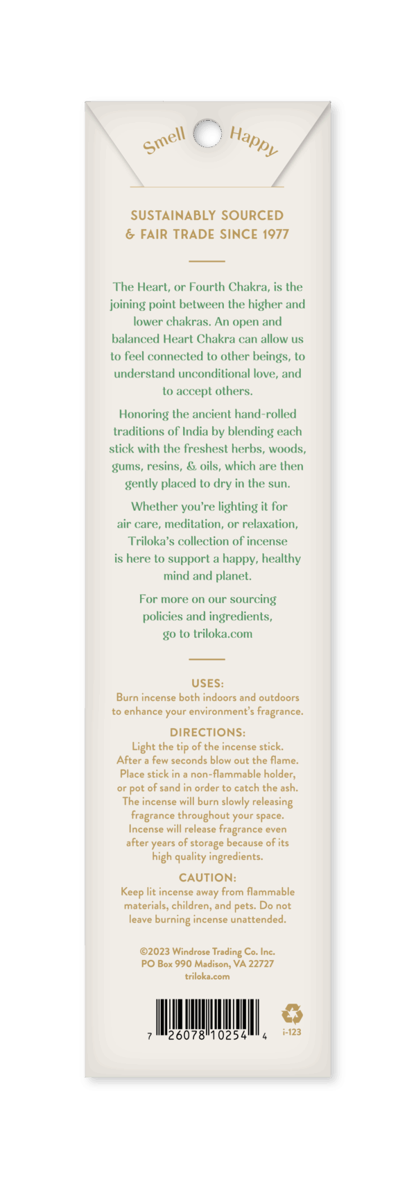 Triloka Heart Chakra Incense - Image 2
