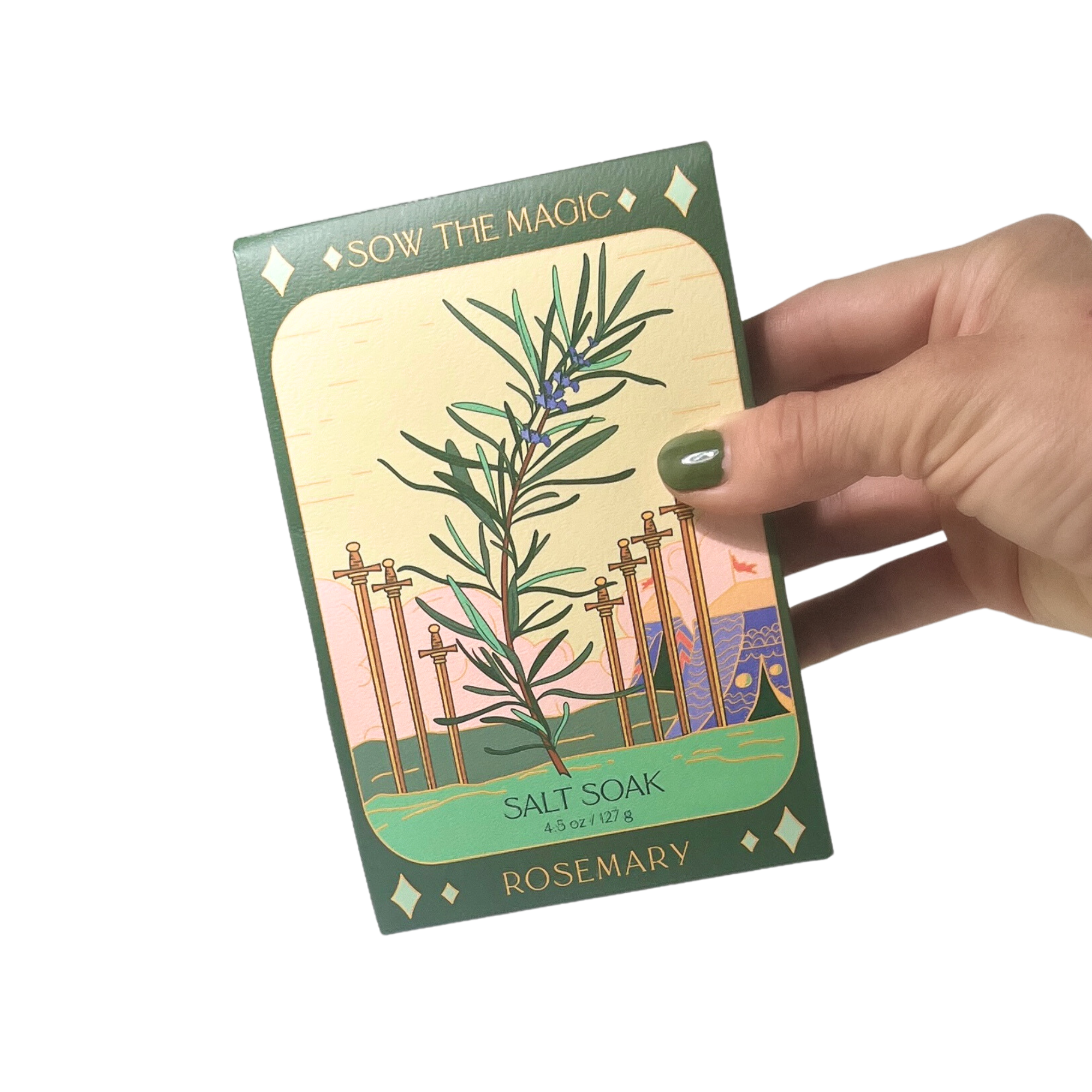 Rosemary Tarot Bath Salt Soak - Image 3