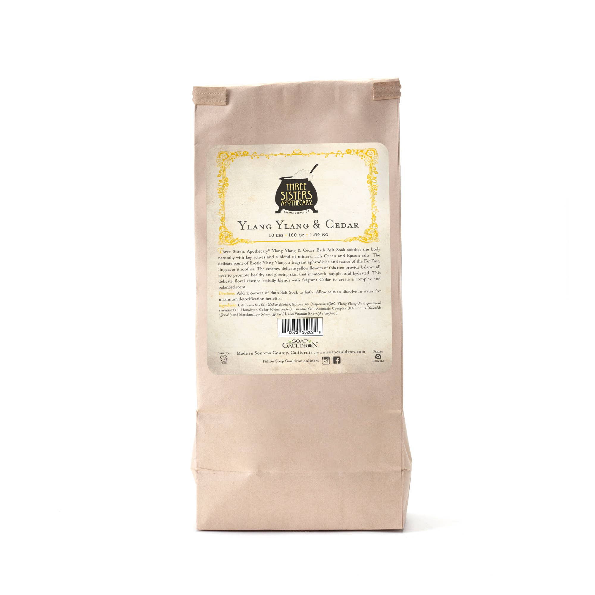 Bath Salt Soak Ylang Ylang & Cedar - Image 5