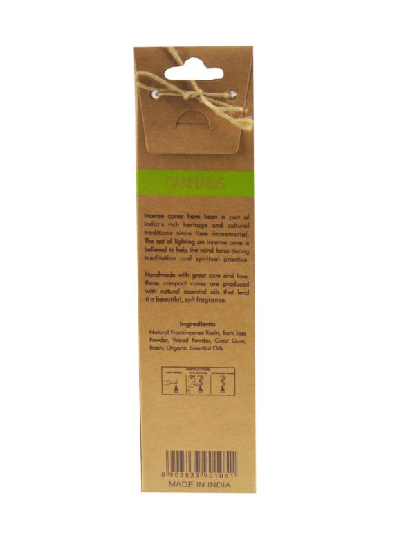 Organic Goodness Incense Cones - Cannabis - Image 3