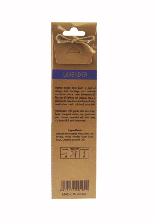 Organic Goodness Incense Cones - Lavender - Image 2