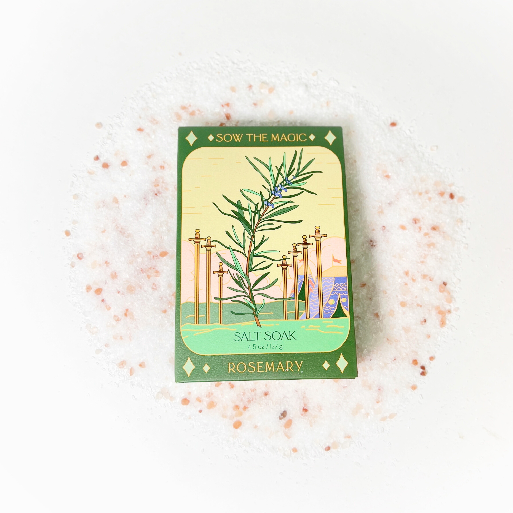 Rosemary Tarot Bath Salt Soak - Image 7