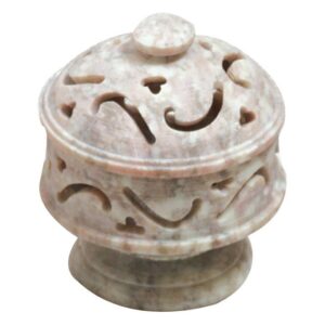 Disco Cone/Stick Incense Holder - Soapstone
