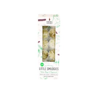 'Little Smudgies' Peppermint Sage Smudge Candles (12)