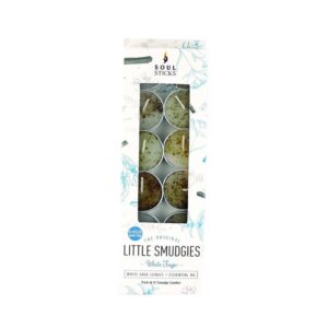 'Little Smudgies' White Sage Smudge Candles (12)