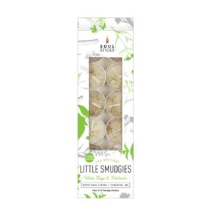 'Little Smudgies' Patchouli Tealight Smudge Candles (12)