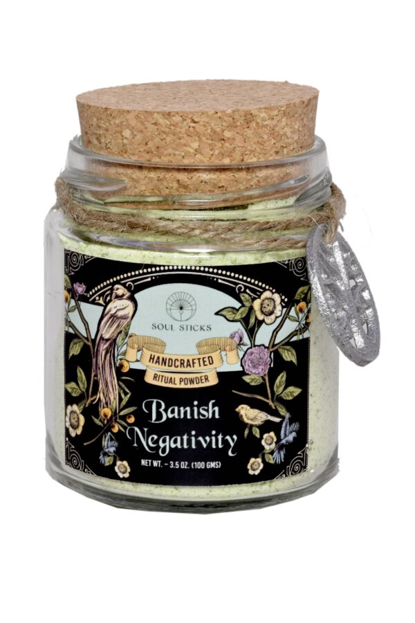 Banish Negativity Ritual Spell Powder Jar (3.5 oz)