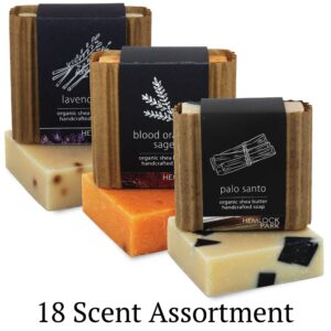 Organic Shea Butter Soaps | 18 Piece Assortment