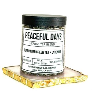 PEACEFUL DAYS Handcrafted Herbal Tea Blend