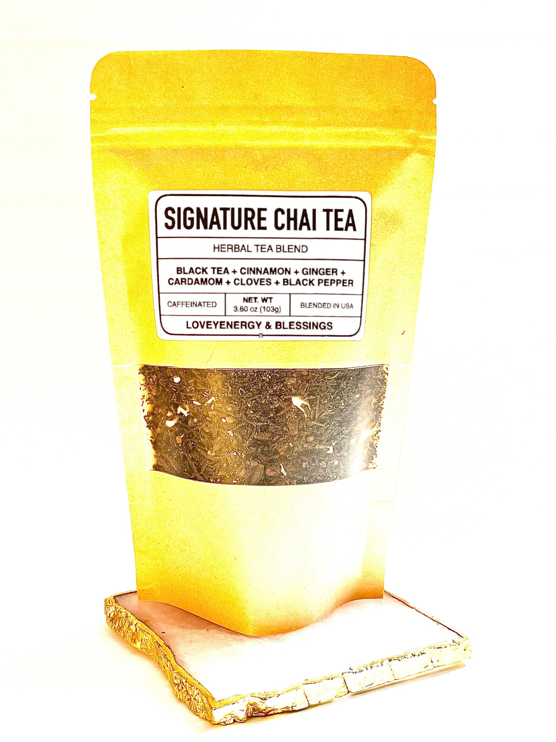 CHAI TEA Herbal Blend - Classic Handcrafted Indian Chai Tea