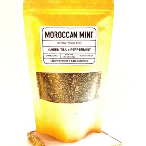 Moroccan Mint Green Tea Herbal Blend Loose Leaf